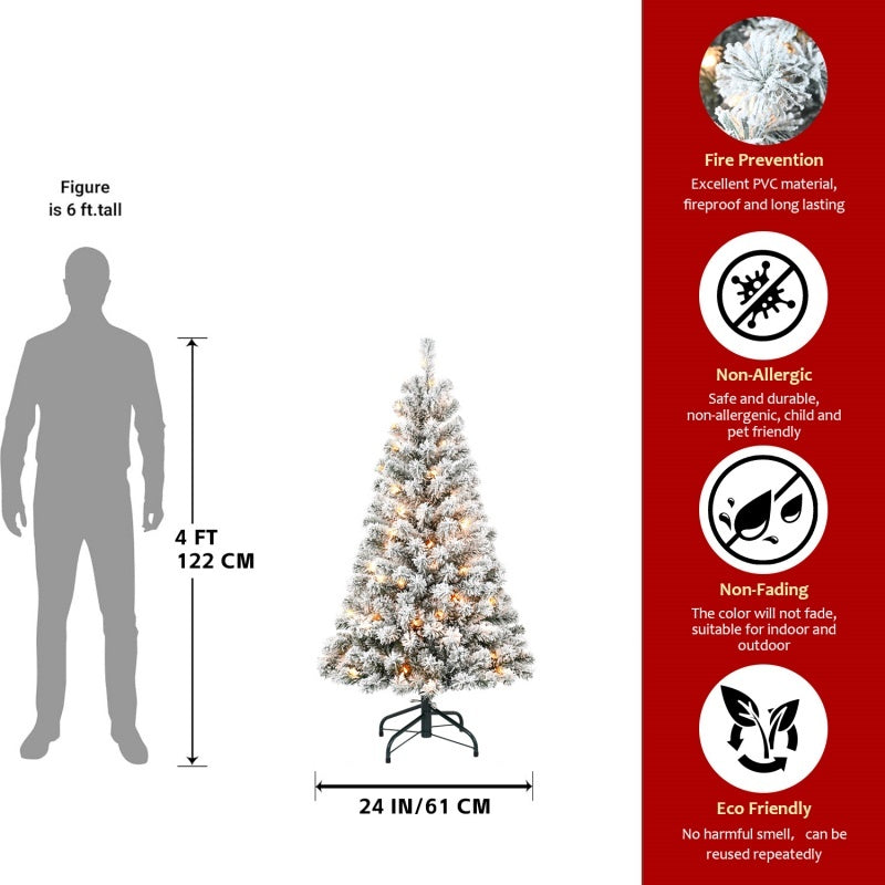 PVC, Christmas Tree, Christmas Decorations,  With Lights