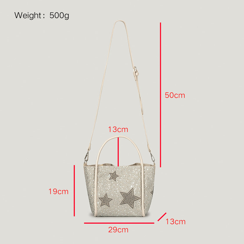 Autumn And Winter XINGX Rhinestone Shopping Handbag For Women