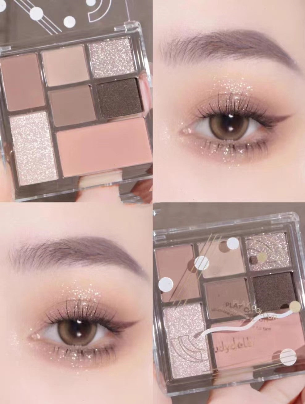 Fashionable And Simple 10-color Eyeshadow Palette