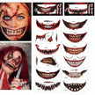 Halloween Fashion Tattoo Stick Smile Lip Sticker