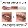 Matte No Stain On Cup Long Lasting And Does Not Fade Double-headed Lip Lacquer