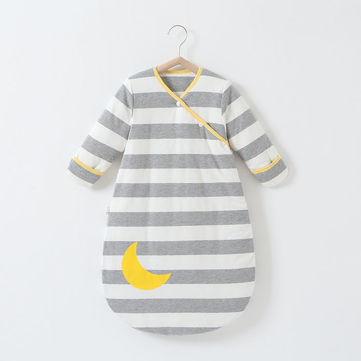 Anti-jump Thickening Of Baby Sleeping Bag In Autumn And Winter