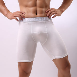 Pure Cotton Sweat-absorbent Quick-drying Wear-resistant Five-point Boys' Underwear Fitness Tight Boxers