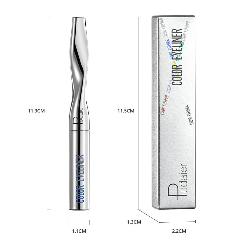 Color Eyeliner Makeup Waterproof Quick-drying Very Fine 24 Colors