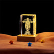 Crystal Cube Buddha Statue Cross Three-dimensional Ornaments