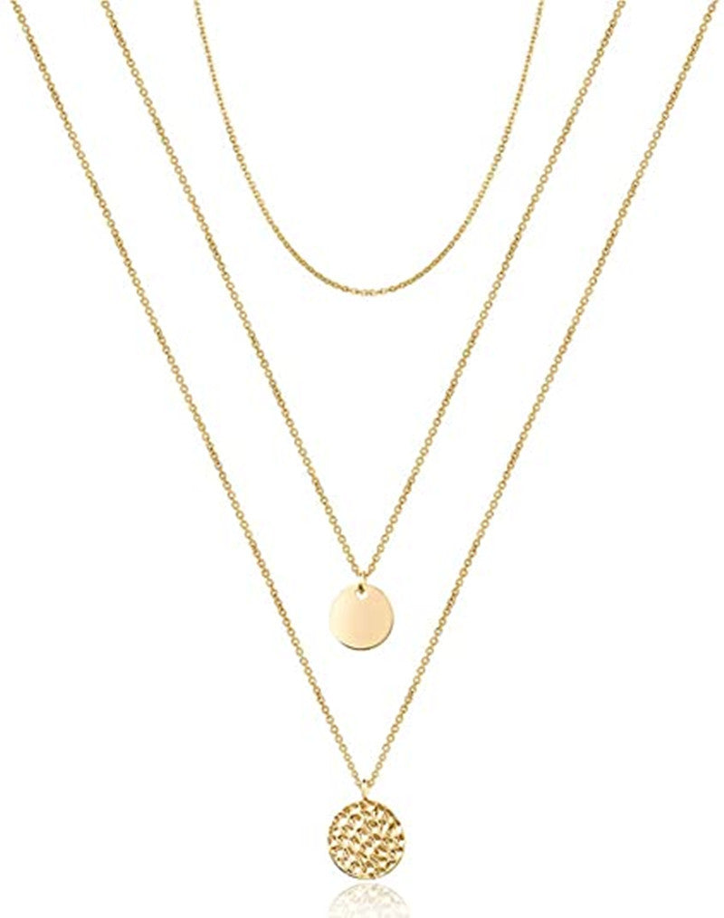 Men's Retro Fashion Stacked Necklace