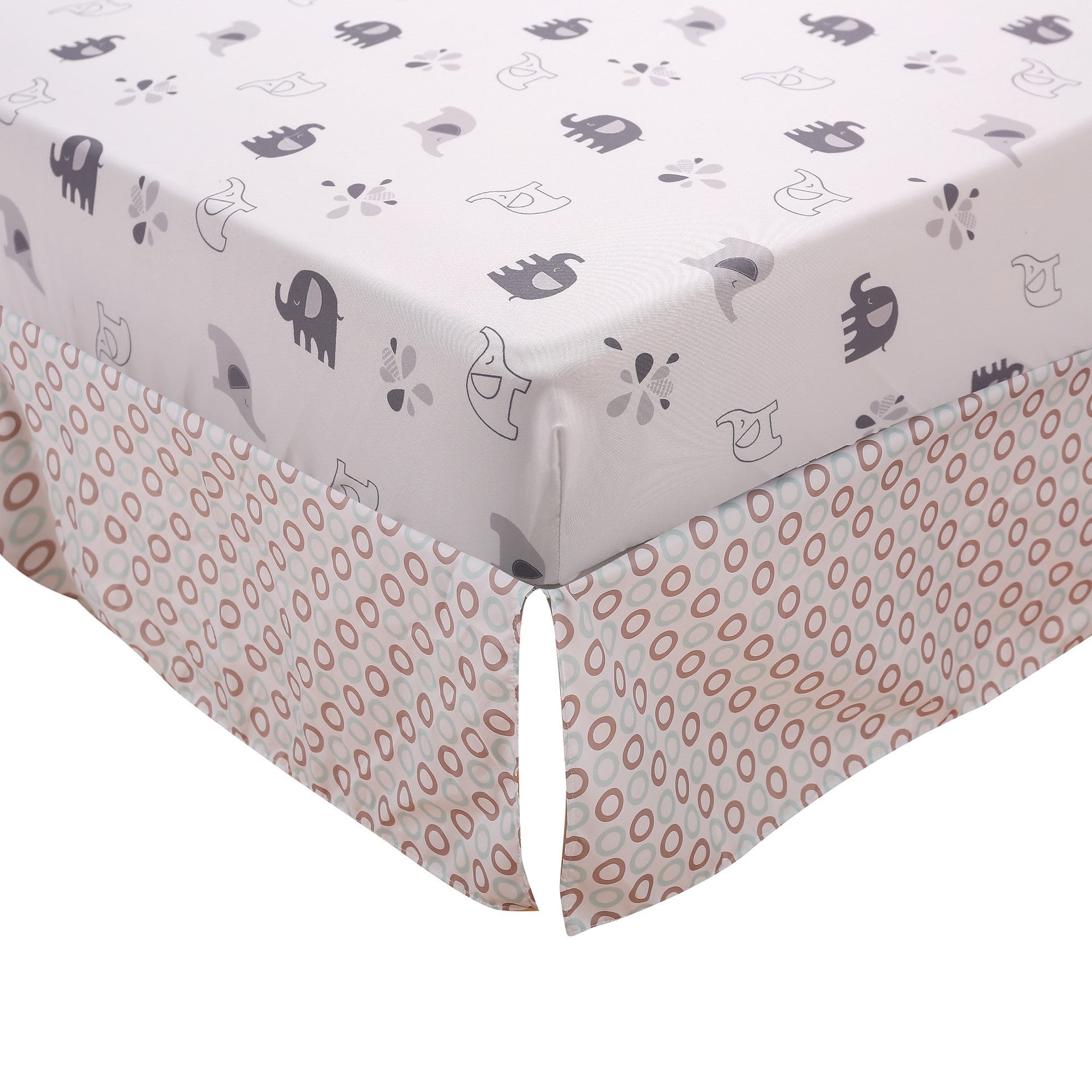 Bed Fence Fitted Sheet Bed baby bedding 7pcs set cotton newborn kids bedding set