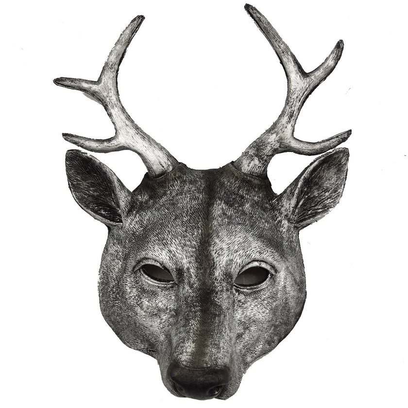 Sika Deer Mask Halloween Deer Mask Carnival Party Pu Animals Mask