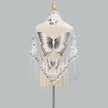 Lace Hollow-out Solid Color Triangle Women's Scarf