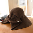 Tri Color Mixed Line Sun Hat French Style