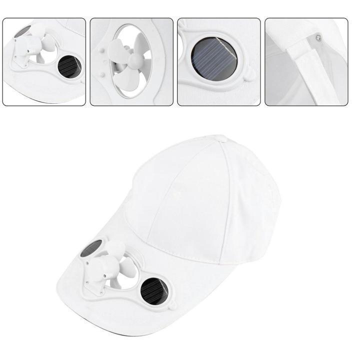 ArcticCapTM hat with solar fan