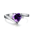 Zircon Love Ring Colorful Ring