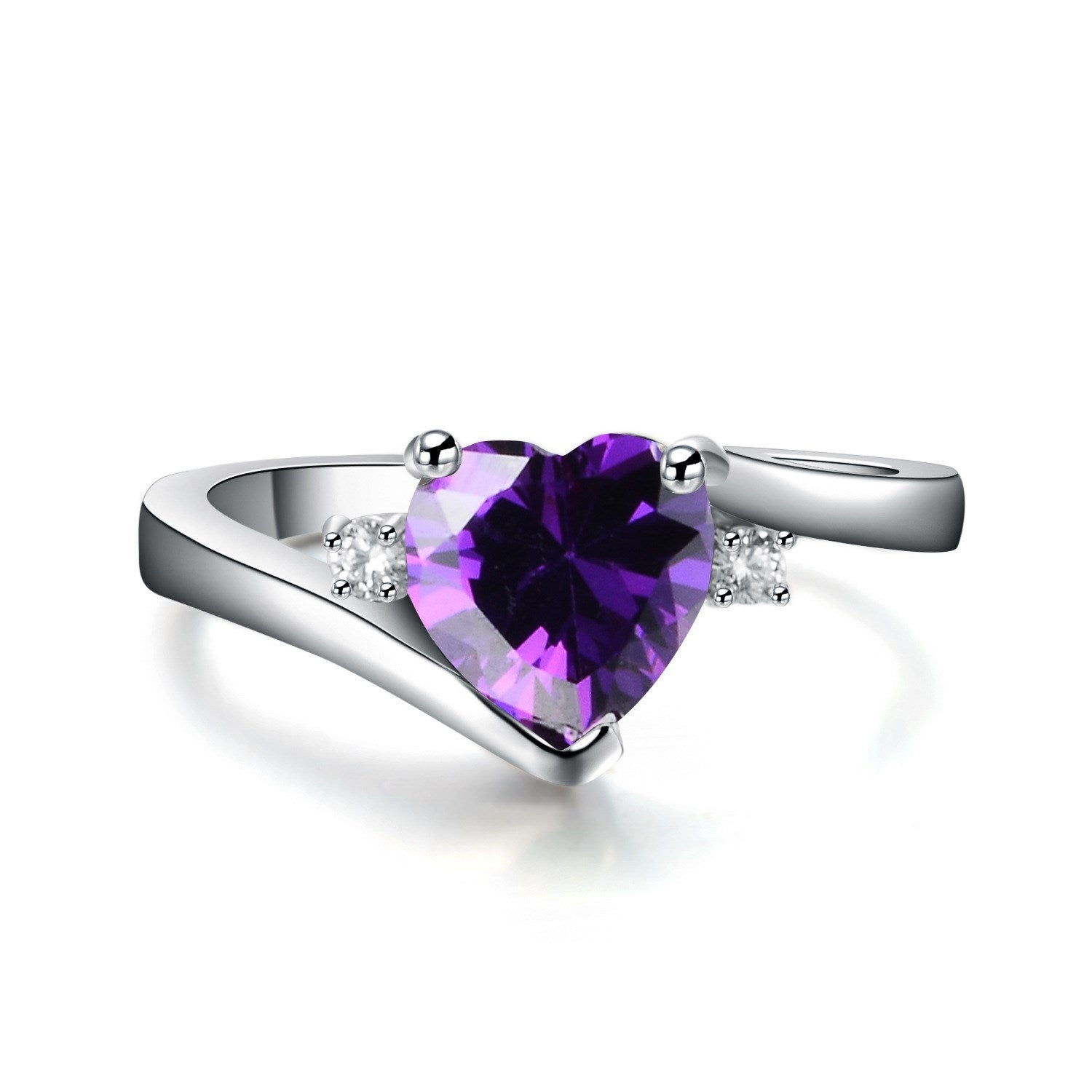 Zircon Love Ring Colorful Ring
