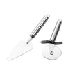 Stainless steel single wheel pizza cutter