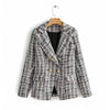 Women's woolen coat short skirt two piece set