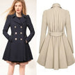 Slim slim coat trench coat alpcamers