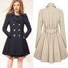 Slim slim coat trench coat alpcamers