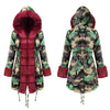 European and American women's long cotton coat