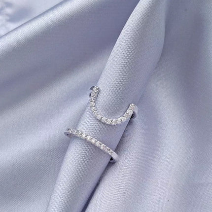 Trendy Personality Cold Nail Ring Line Feeling