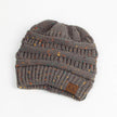 Europe And The United States New Knitted Ponytail Hat Wool Hood Outdoor Warmth