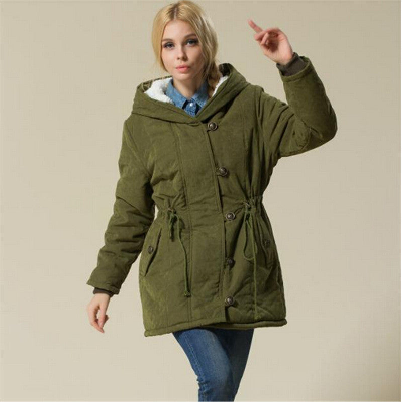 Hooded coat