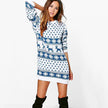Print Fashion Long Sleeve Women's Clothing Dress