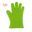 Food Grade Silicone Heat Resistant BBQ Glove Silicone Oven Mitts