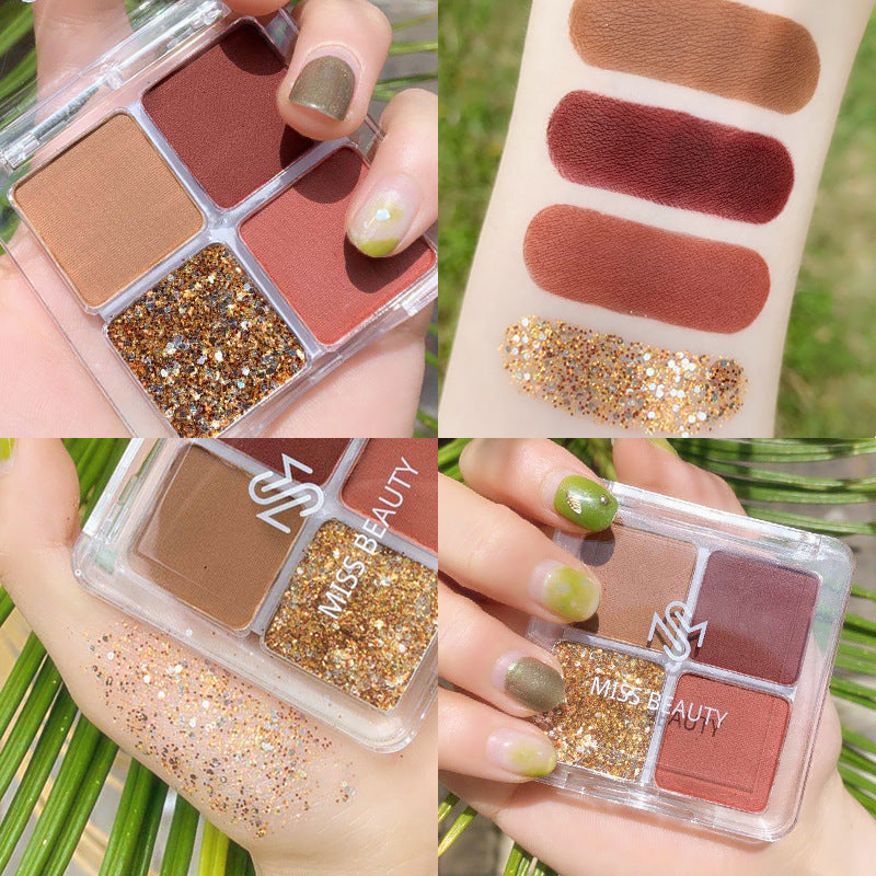 Mini Four-Color Eyeshadow Palette