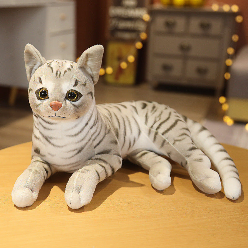 Simulation Cat Doll Plush Toys Long Pillow Children Doll