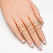 fashion ring set 12-piece ring set diamond ring ring joint ring female ring