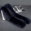 Fur long scarf