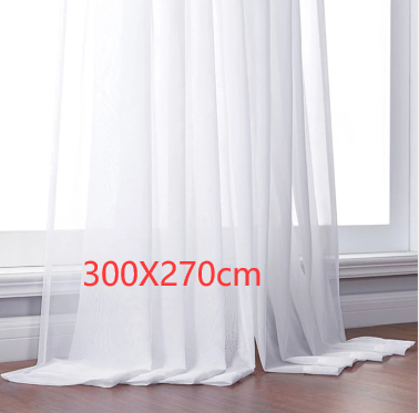 Pure Color Curtain Glass Screen Transparent Window Screen
