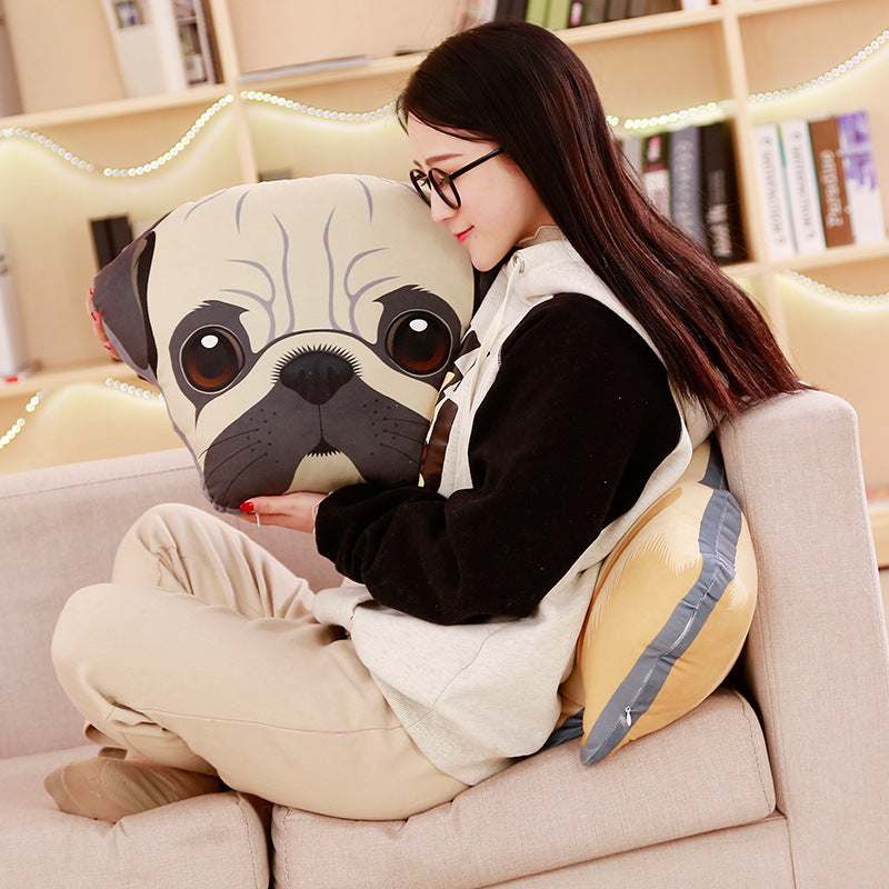 Cute Stuffed Simulation Dogs Plush Sharpei Pug Lovely Puppy Pet Toy