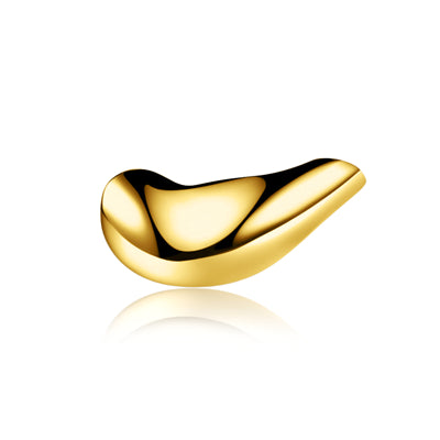 3D Stereoscopic Punk Earring Stud For Men Gold Color   Earring