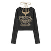 Fashion Personality Niche Short T-shirt For Women