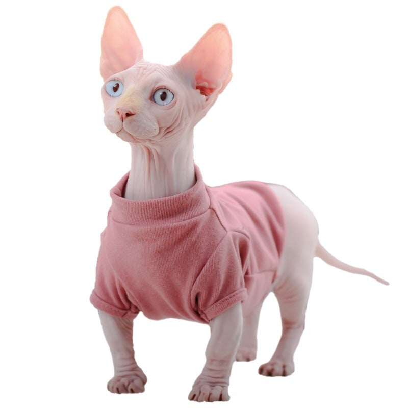 Hairless Cat Clothes Autumn And Winter Dralon Base