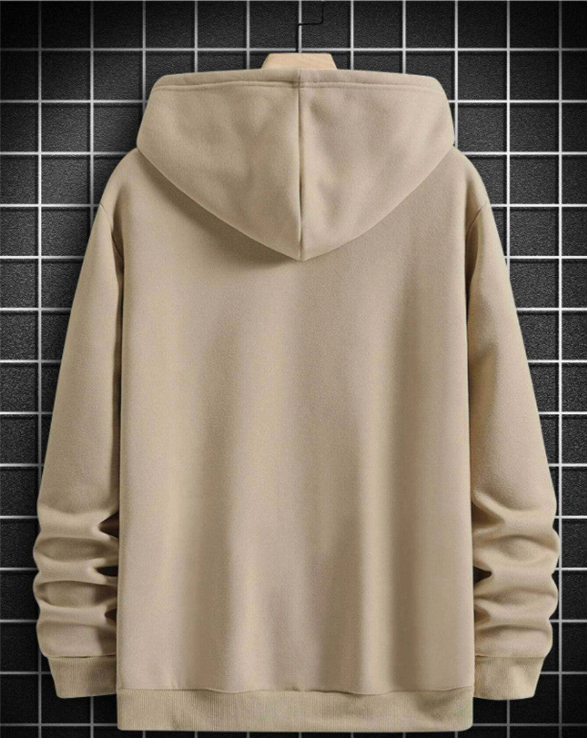 Men's Pullover Printed Hooded Sweater