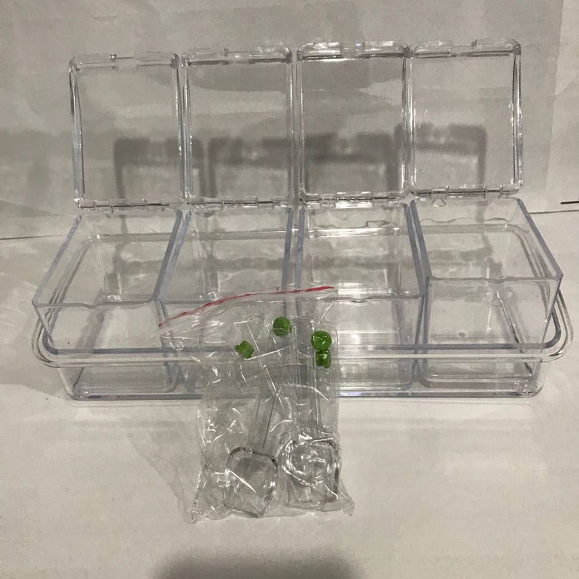Kitchen supplies transparent acrylic seasoning box