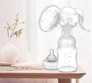 Manual breast pump