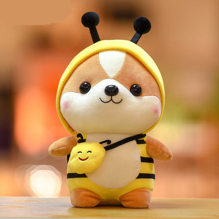 Creative Squirrel Doll Cute Mutable Dinosaur Plush Toy Children's Doll Birthday Gift Doll
