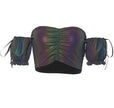 Color reflective low chest wrapped chest