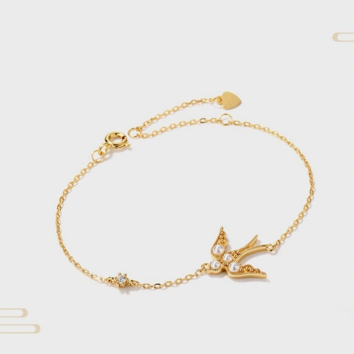 New Chinese Spring New Affordable Luxury Fashion Swallow Bracelet