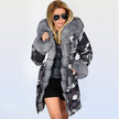 European and American women's long cotton coat