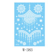 Lace tattoo stickers