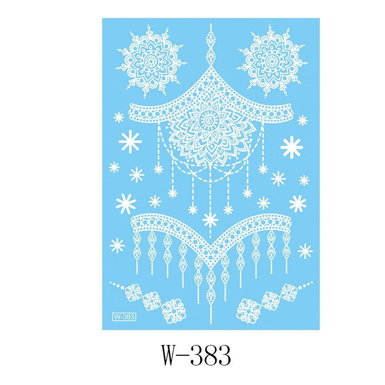 Lace tattoo stickers