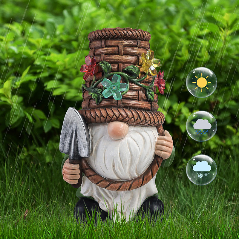 Resin Technology Decoration Of Solar Night Light Garden Lawn