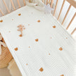 Ins Quilted Baby Cotton Fitted Sheet Mattress