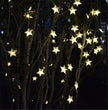 Solar Powered Star Fairy String LED Lights Waterproof Xmas Garden Outdoor Decor