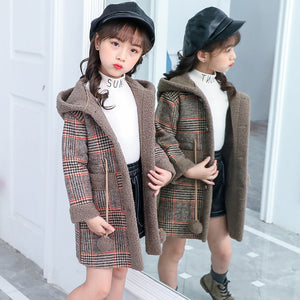 Alpscommerce large children version of the coat woolen coat