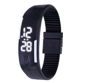 Waterproof LED Bracelet Watch Fashion Sports Watch White Light Touch Screen Electronic Student Watch
